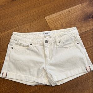 Women's PAIGE White Shorts